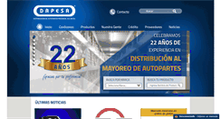 Desktop Screenshot of dapesa.com.mx